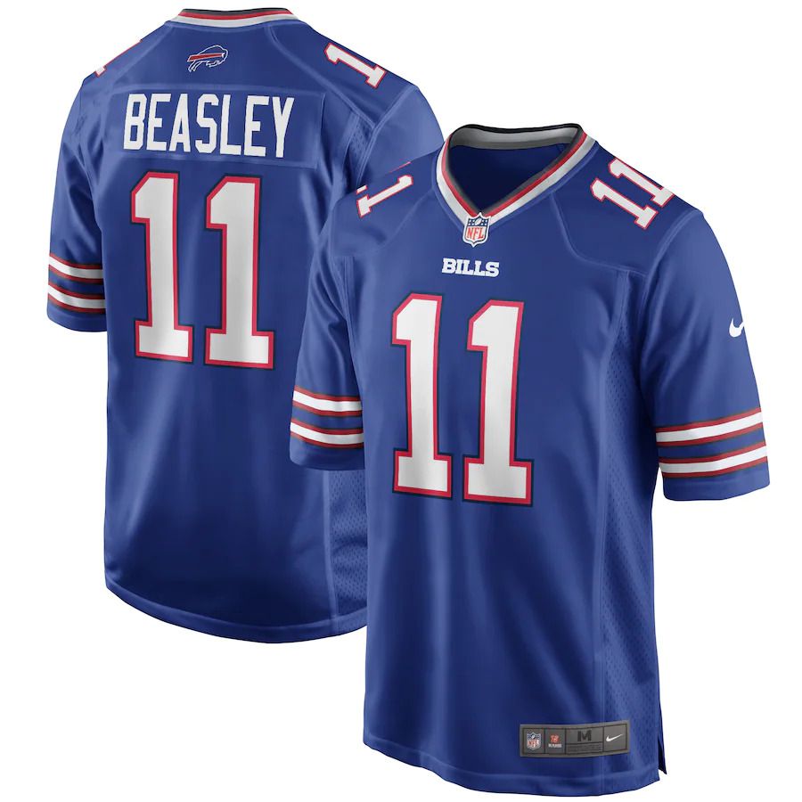 Men Buffalo Bills 11 Cole Beasley Nike Royal Game Player NFL Jersey